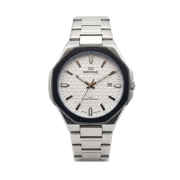 Mirage 8856 Silver White Black Ring Man MDBTBSL